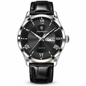 Poedagar 978B Man's Leather Strap Watch