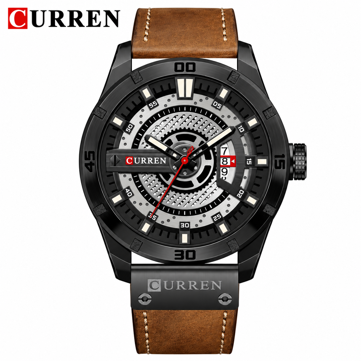 Curren 8301 Casual Sports Stainless Steel Men’s Watch