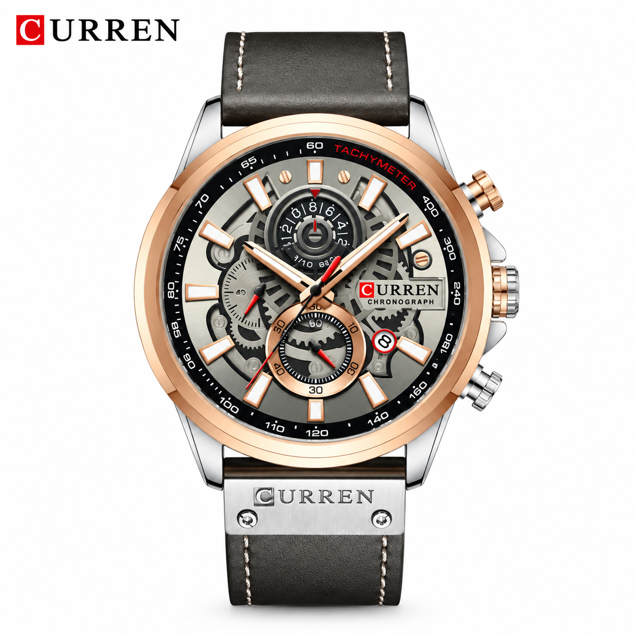 Curren 8380 Stainless Steel Watch Men's Watch