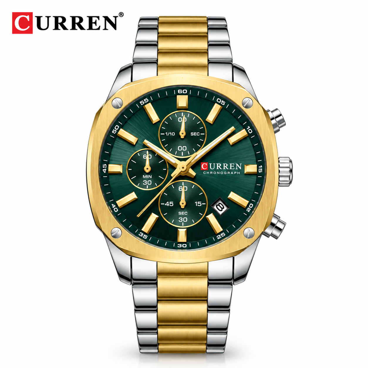 CURREN 8390 Stainless Steel Men’s Watch