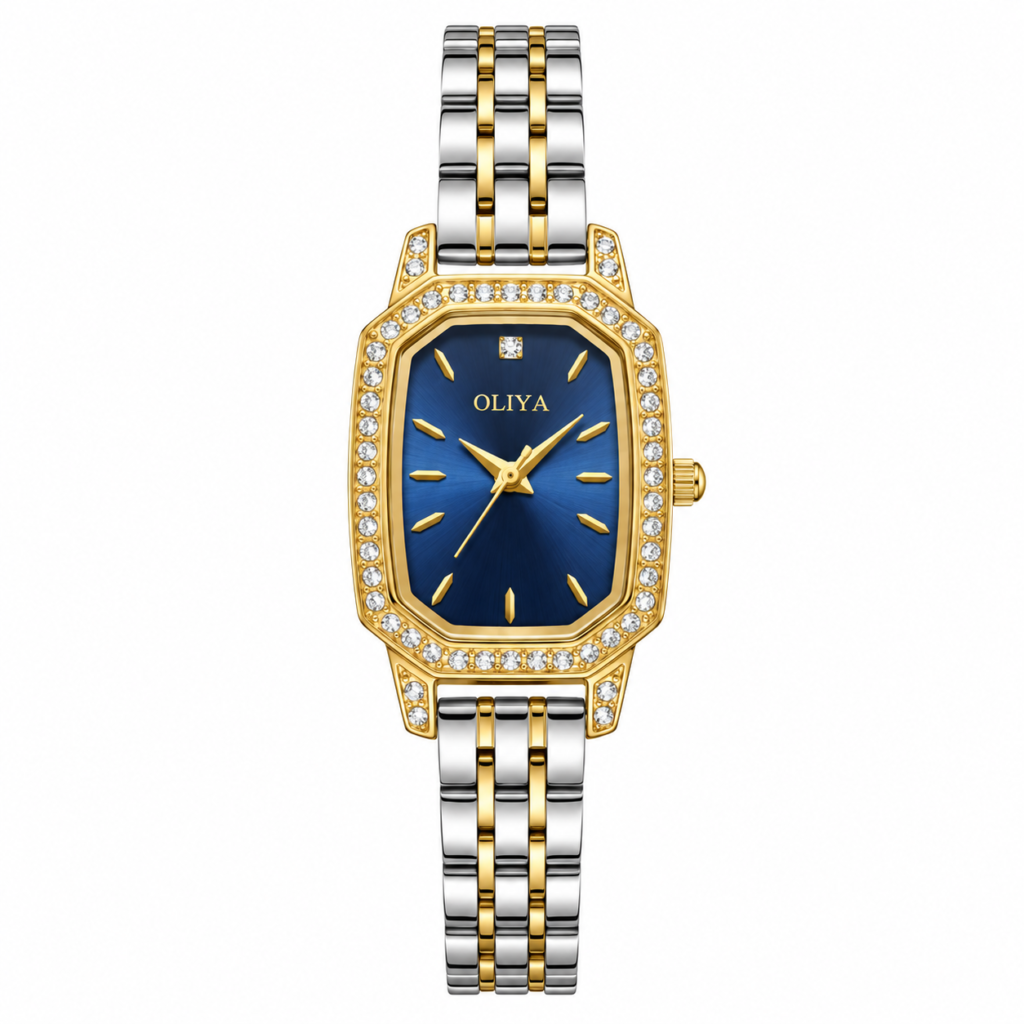 OLIYA 2002 Women’s Diamond-Encrusted Quartz Watch